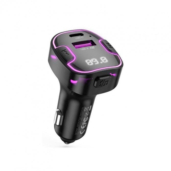 ФМ Модулятор XO BCC-12 3.1A/2 USB Black