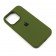 Оригінальний силіконовий чохол для iPhone 14 Pro Army Green FULL