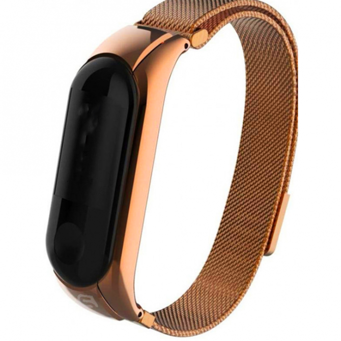 Ремінець для Xiaomi Band 3/4 milanese design rose gold