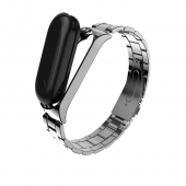 Ремешок для Xiaomi Band 3/4 Bead design Silver