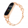 Ремешок для Xiaomi Band 3/4 Heart design Gold