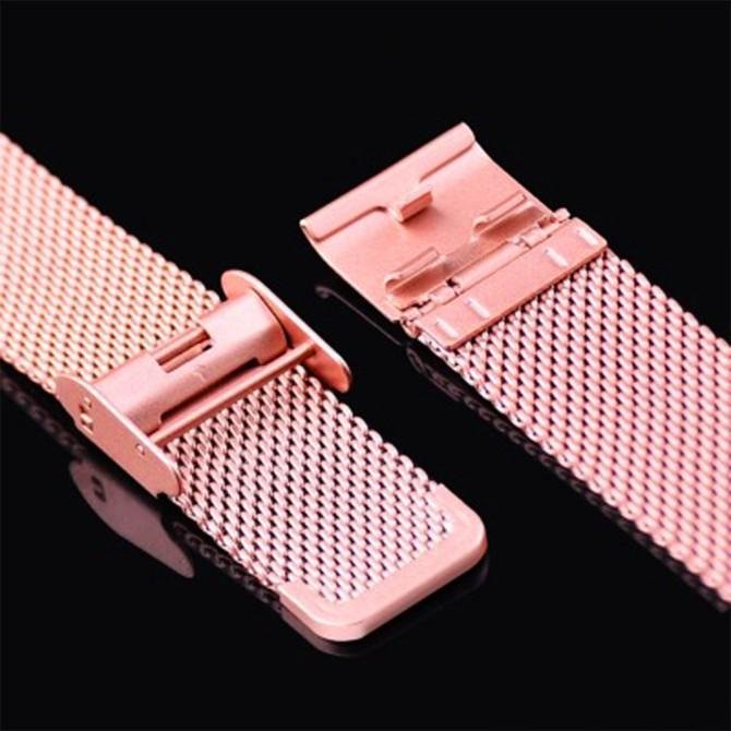 Ремешок для Xiaomi Band 3/4 steel design pink-1