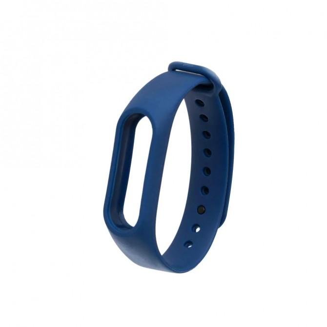 Ремінець для Xiaomi Mi Band 2 (Silicon) Темно Синій
