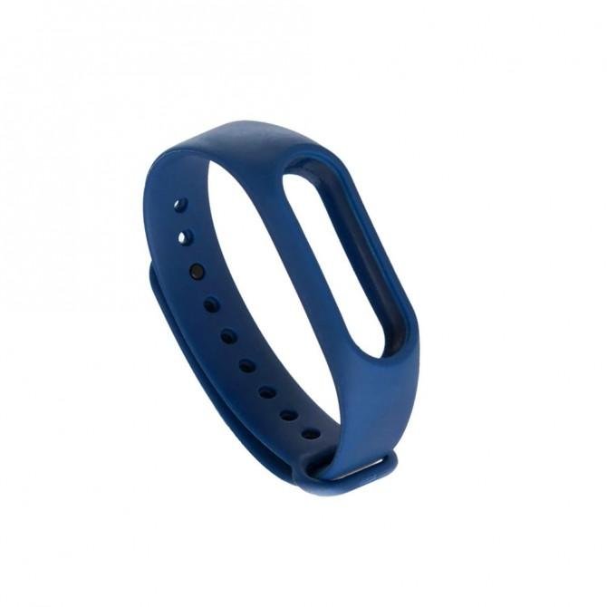 Ремінець для Xiaomi Mi Band 2 (Silicon) Темно Синій-2