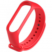 Ремешок для Xiaomi Mi Band 3/4 (Silicone) Красный Ремешок для Xiaomi Mi Band 3/4 (Silicone) Красный