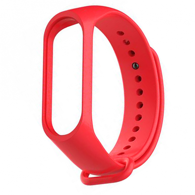 Ремінець для Xiaomi Mi Band 3/4 (Silicone) Червоний-2