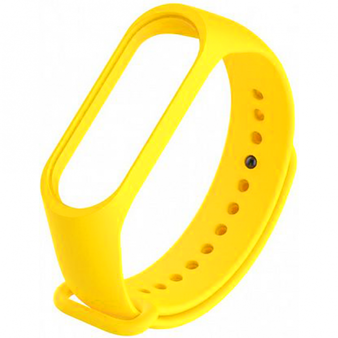 Ремінець для Xiaomi Mi Band 3/4 (Silicone) Yellow