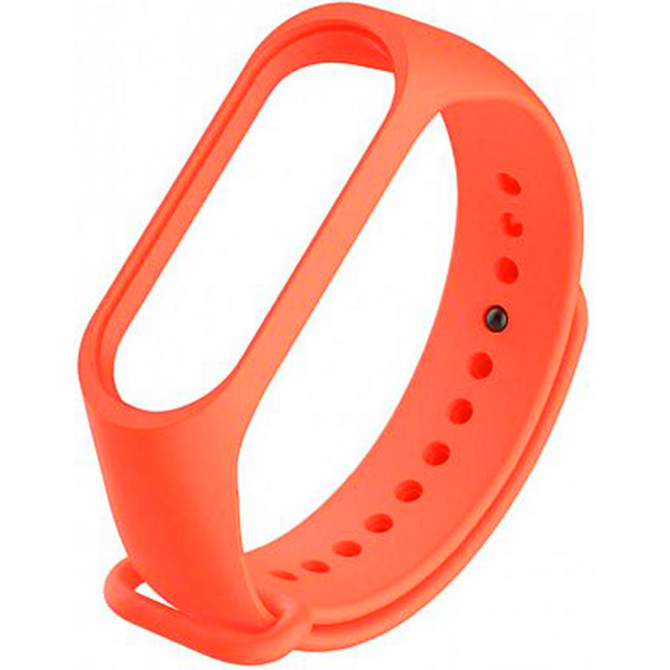 Ремінець для Xiaomi Mi Band 3/4 (Silicone) Orange