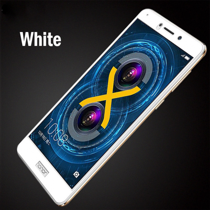 Защитное стекло для HUAWEI Honor 6A (0.3 мм, 2.5D, с белым Silk Screen покрытием)-2