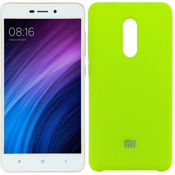 Чехол Soft Case для Xiaomi Redmi 5 Plus Ярко Салатовый