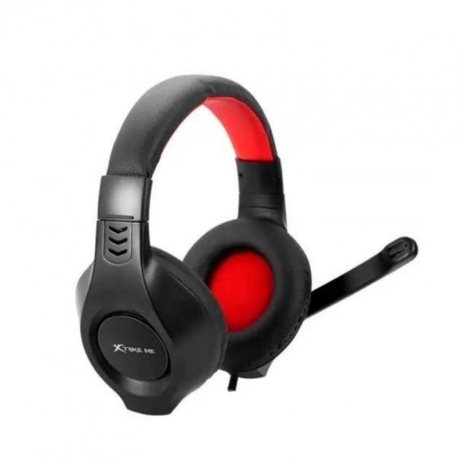 Наушники XTRIKE ME HP-312 2*3.5mm+USB Balck-Red
