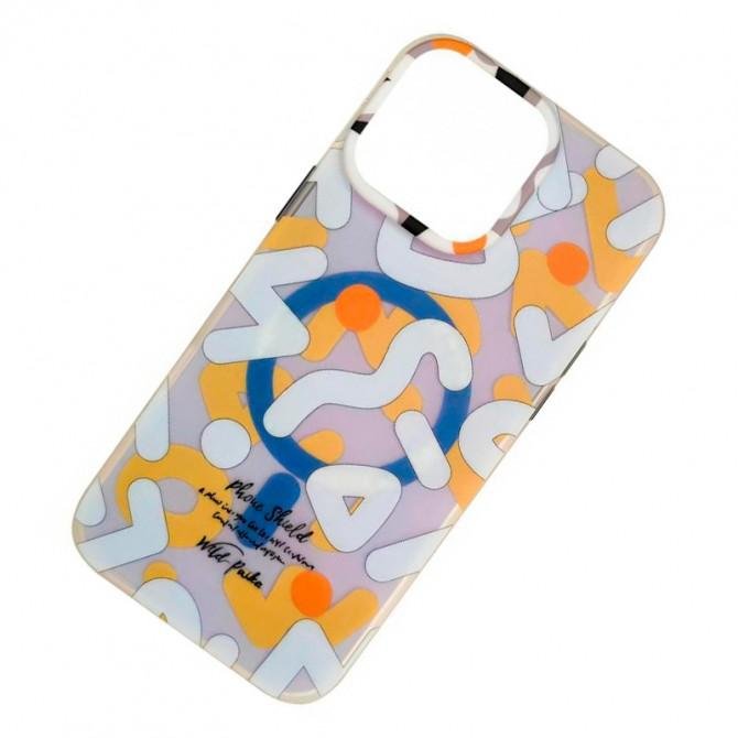 TPU чохол Pastel Chaos with MagSafe для Apple iPhone 16 Pro (6.3") White-1