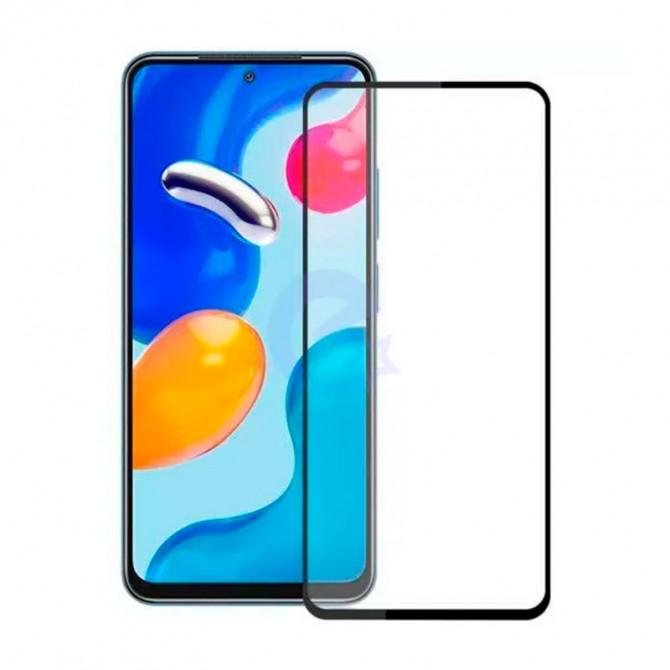 Защитное стекло для Oppo A96 Full Glue (0.25 мм, 2.5D, черное) ЛЮКС