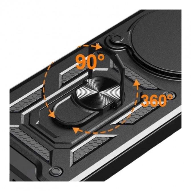 Чохол HONOR Hard Defence Series Xiaomi Redmi 15c/ Poco C85 Black (with Camshield and magnet)-3