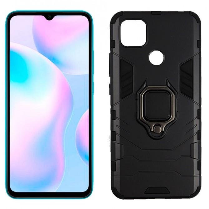 Чохол HONOR Hard Defence Series для Xiaomi Redmi 9c Black (з тримачем)