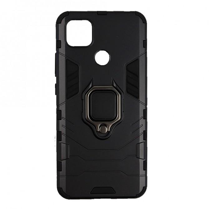 Чохол HONOR Hard Defence Series для Xiaomi Redmi 9c Black (з тримачем)-1