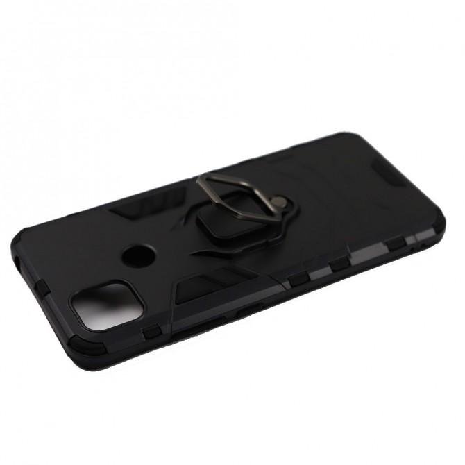 Чохол HONOR Hard Defence Series для Xiaomi Redmi 9c Black (з тримачем)-4