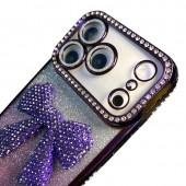 Накладка Glossy Bow для iPhone 17 Pro Max Purple