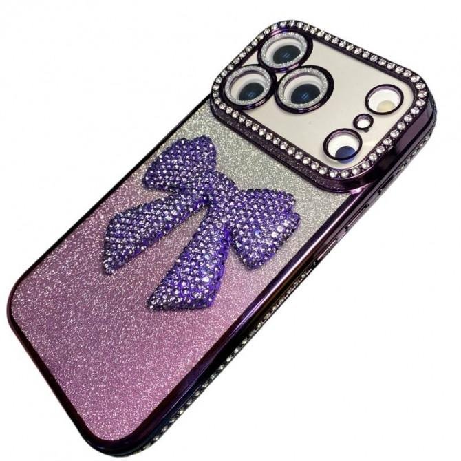 Накладка Glossy Bow для iPhone 17 Pro Purple-1