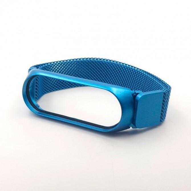 Браслет для Xiaomi Band 3/4 milanese design Blue