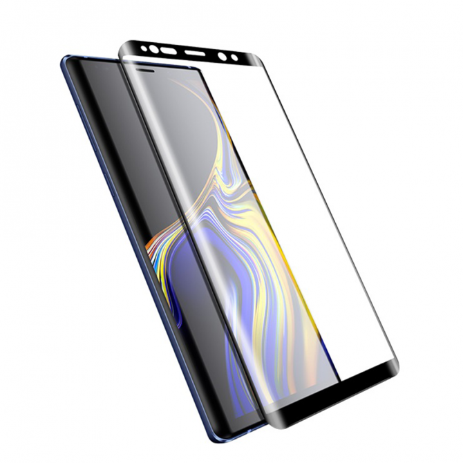 Защитное стекло TigerGlass для SAMSUNG N960F Galaxy Note 9 Full Glue (0.3 мм, 5D, чёрное)-1