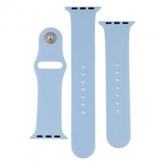 Ремешок для Apple Watch 42/44mm Sport Band Two-Piece Light Blue-1