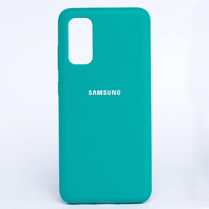 Чехол Original Soft Case Samsung G980 Galaxy S20 Зеленый FULL