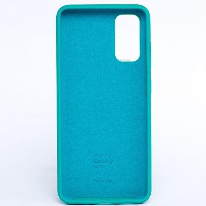 Чехол Original Soft Case Samsung G980 Galaxy S20 Зеленый FULL-1