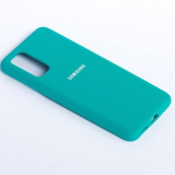 Чехол Original Soft Case Samsung G980 Galaxy S20 Зеленый FULL-3