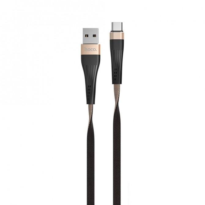 Кабель Hoco U39 Type-C Black/Gold