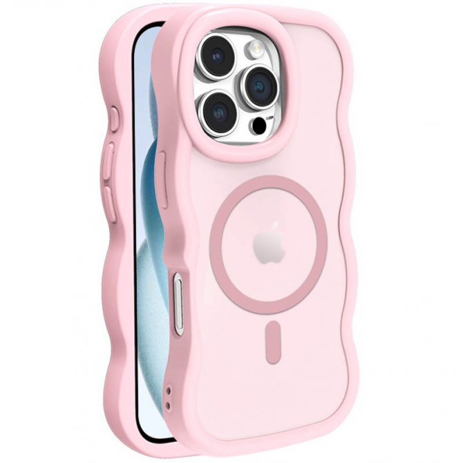 Чохол TPU+PC Undine with MagSafe для Apple iPhone 14 Pro (6.1") Pink