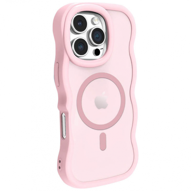 Чохол TPU+PC Undine with MagSafe для Apple iPhone 14 Pro (6.1") Pink-1