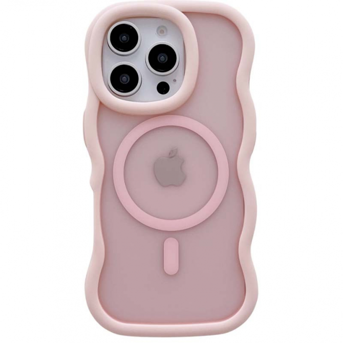 Чохол TPU+PC Undine with MagSafe для Apple iPhone 14 Pro (6.1") Pink-2