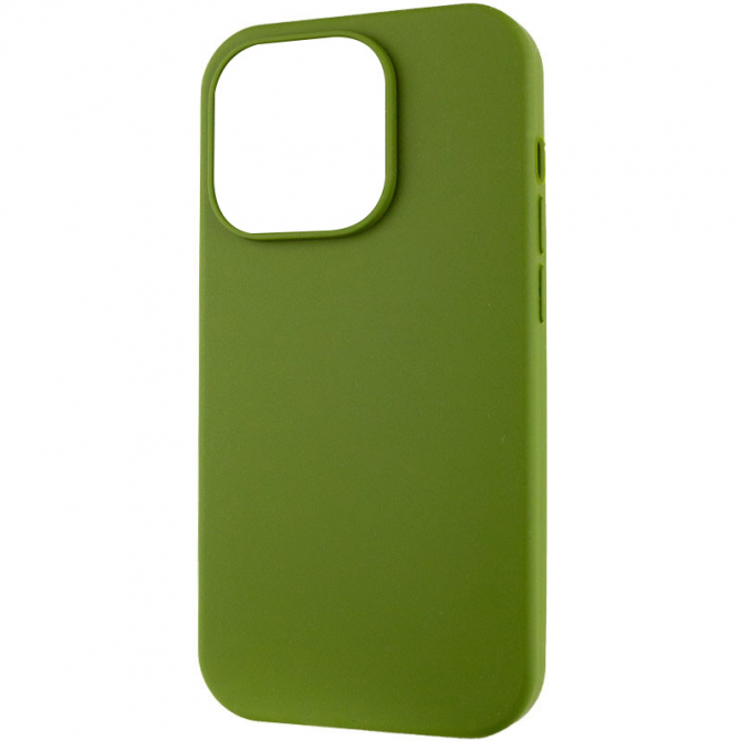 Силіконовий чохол для iPhone 15 Pro Max Dark Olive FULL (NO LOGO)-1