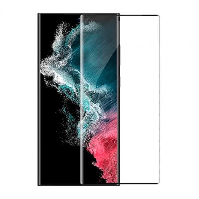 Защитное стекло Nillkin (CP+ max 3D) для SAMSUNG Galaxy S23 Ultra (0.3 мм, 3D черное)