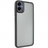 Чехол TPU+PC Lyon Frosted series Samsung Galaxy A06 Black