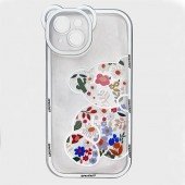 Чохол Spring Spirit series for iPhone 13 Flowered Bear Clear Чохол Spring Spirit series for iPhone 13 Flowered Bear Clear
