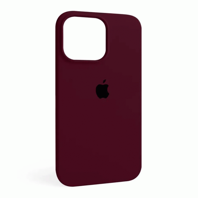 Силиконовый чехол для iPhone 16 Pro Max Plum FULL
