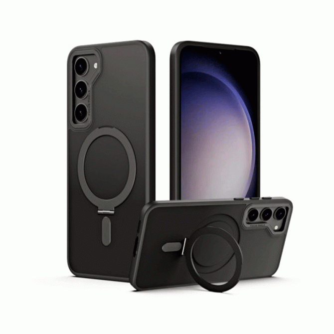 Чехол Matte Ring with MagSafe для Samsung S20 FE/S20 Lite Черный