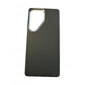 Чехол TPU+PC Carbon with MagSafe для Samsung S25 Ultra Black