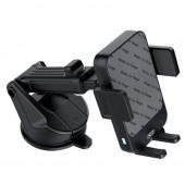 Автодержатель XO WX-43 Wireless Charging 15W Black
