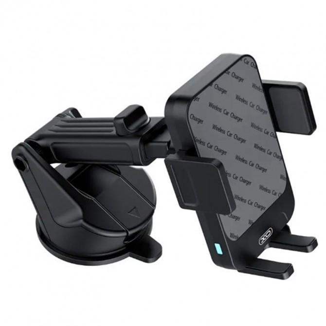 Автодержатель XO WX-43 Wireless Charging 15W Black-1