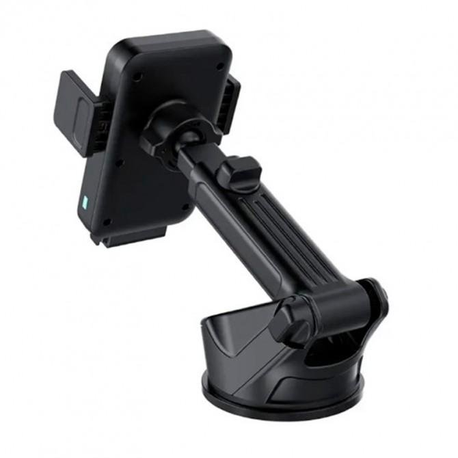 Автодержатель XO WX-43 Wireless Charging 15W Black-2