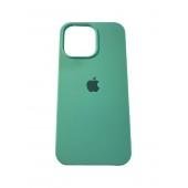 Силиконовый чехол для iPhone 15 Pro Max Marine Green FULL