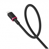 Кабель Baseus Dura Series Type-C to Lightning 20W Black/Red 1m Кабель Baseus Dura Series Type-C to Lightning 20W Black/Red 1m