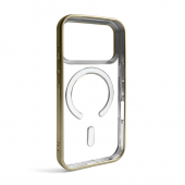 Силіконовий чохол SHINING with MagSafe для iPhone 17 Pro Max Золотий