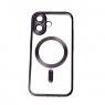 Силіконовий чохол SHINING with MagSafe для iPhone 16 Фіолетовий