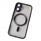 Силиконовый чехол SHINING with MagSafe для iPhone 16 Фиолетовый Силиконовый чехол SHINING with MagSafe для iPhone 16 Фиолетовый