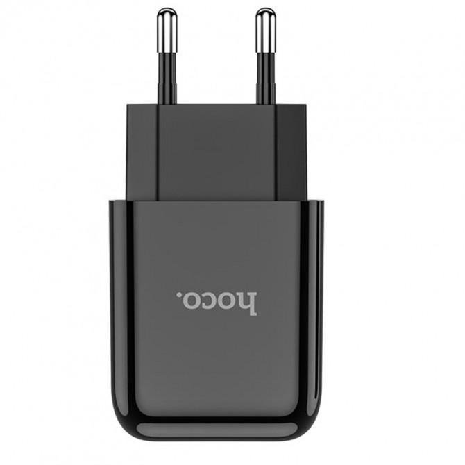 МЗП 1USB Hoco C72A Black (2.1A)-2