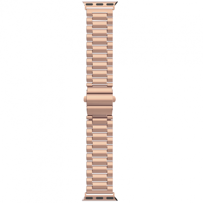 Ремешок для Apple Watch 42/44mm Steel Elegance Rose Gold-2